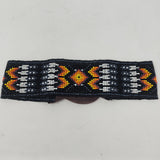 Black beaded tribal belt