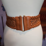 Braided stretch belt