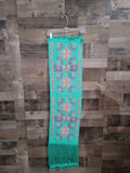 HAND WOVEN PANEL TEAL FUNKY