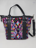 TONYA TOTE RAINBOW GEO HUIPIL