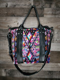 TONYA TOTE RAINBOW GEO HUIPIL