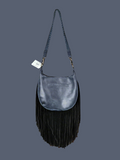 FREEDOM FRINGE SLATE LEATHER