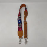 FAJA BAG STRAP CAFE LEATHER MULTI COLOR