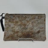 YELLOWSTONE COLLECTION COW HIDE CLUTCH
