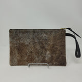 YELLOWSTONE COLLECTION COW HIDE CLUTCH