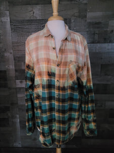 UPCYCLED REVERSE DYED FLANNEL