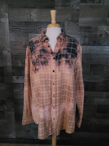 UPCYCLED REVERSE DYED FLANNEL