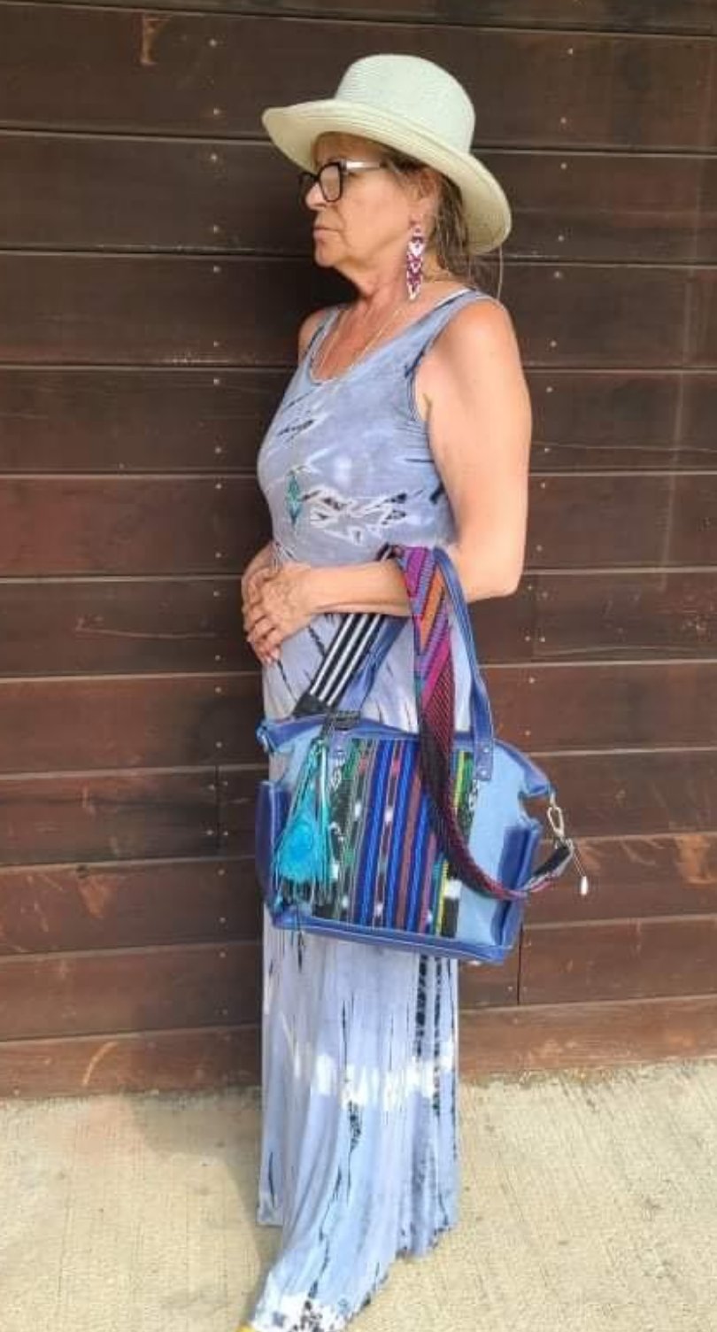 tie dye corset dress True Colors Tie-Dye Mesh Ruched Corset Maxi Dress Pink & Blue & Green / S